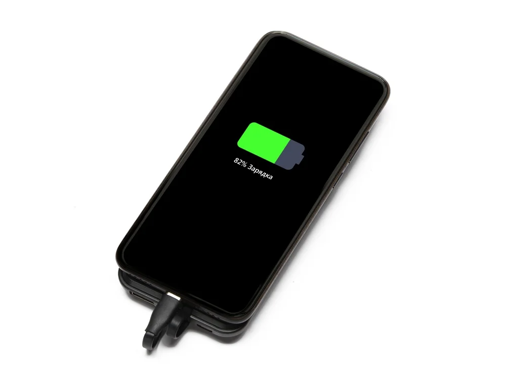 Портативное беспроводное зарядное устройство Octopus Air 5000 mAh черный - фото 4