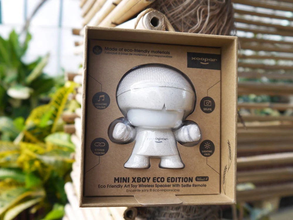 Портативная колонка mini Xboy Eco пшенично-белый - фото 4