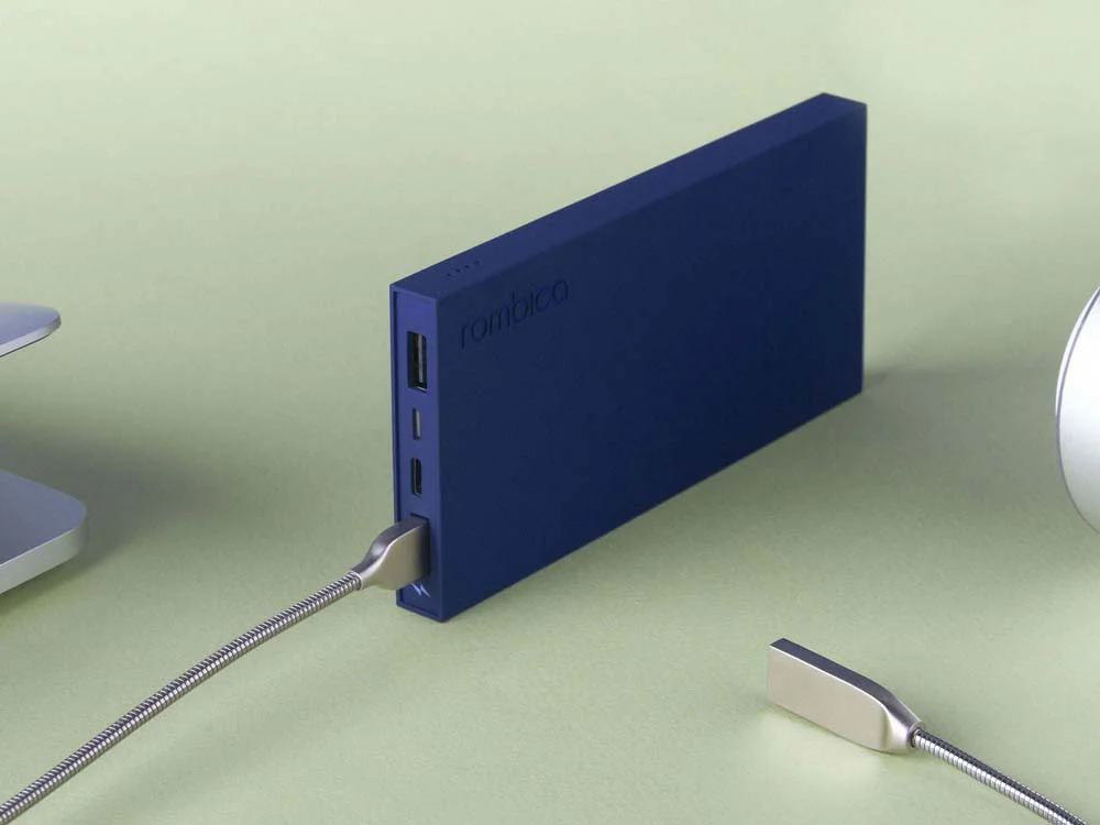 Внешний аккумулятор NEO ARIA 10000 mAh зеленый оливковый/синий - фото 6