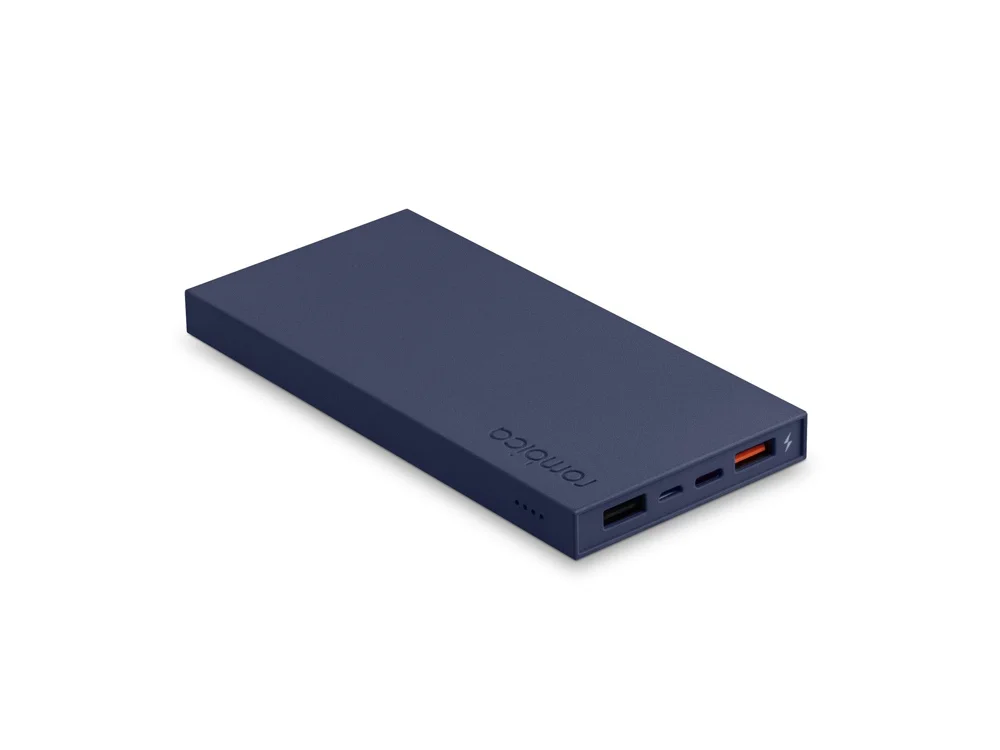 Внешний аккумулятор NEO ARIA 10000 mAh бордовый/синий - фото 2