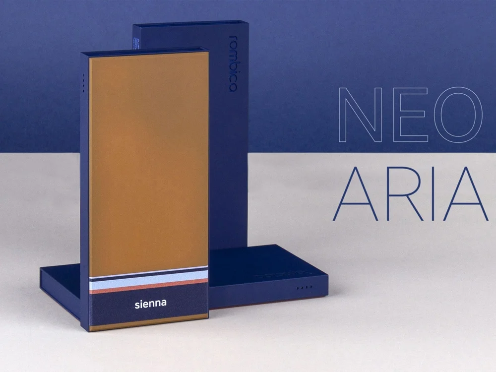 Внешний аккумулятор NEO ARIA 10000 mAh охра/синий - фото 5
