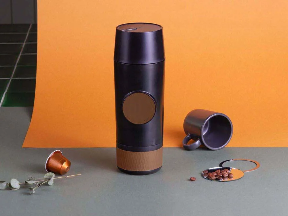 Портативная кофемашина Barista черный 80 мл - фото 8