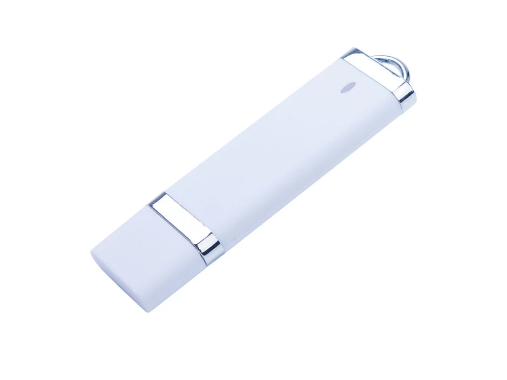 USB 2.0- флешка на 32 Гб Орландо soft-touch белый 32Gb