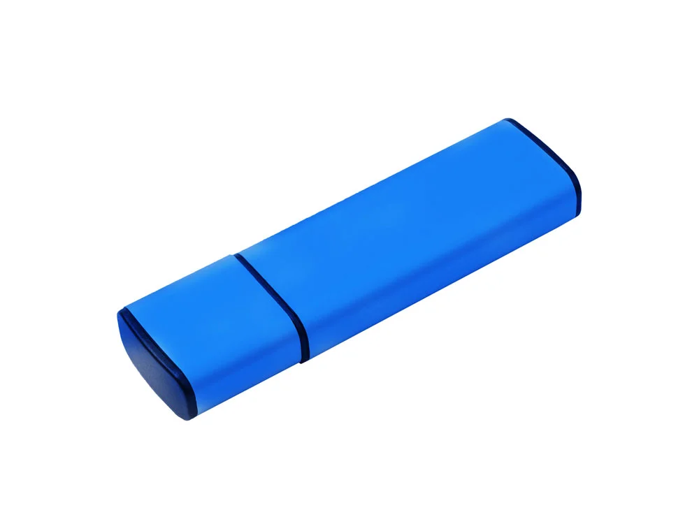USB 2.0- флешка на 32 Гб Snow с колпачком синий/черный 32Gb - фото 1