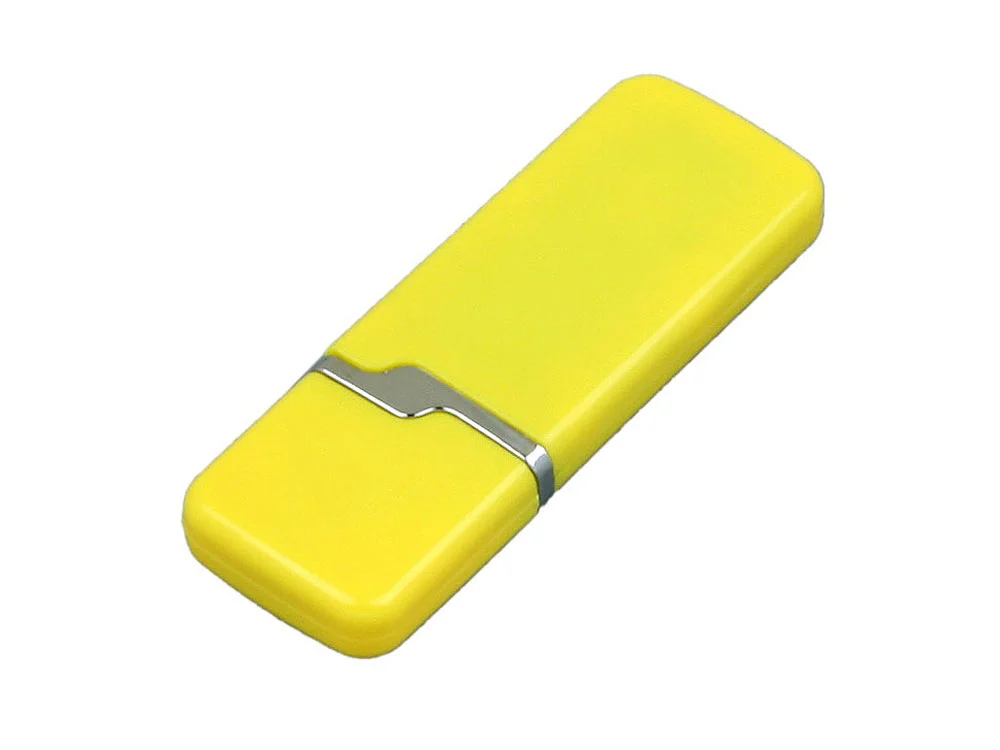 USB 3.0- флешка на 64 Гб с оригинальным колпачком желтый 64Gb - фото 3
