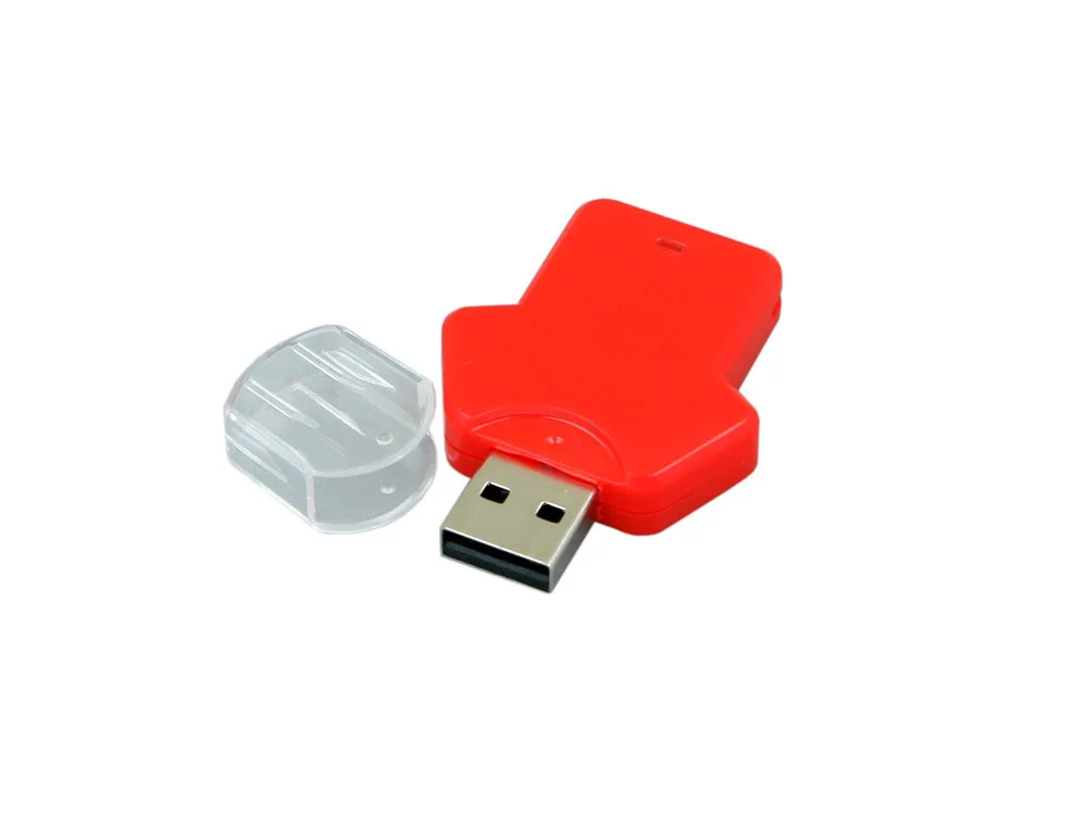 USB 3.0- флешка на 64 Гб в виде футболки красный 64Gb - фото 2