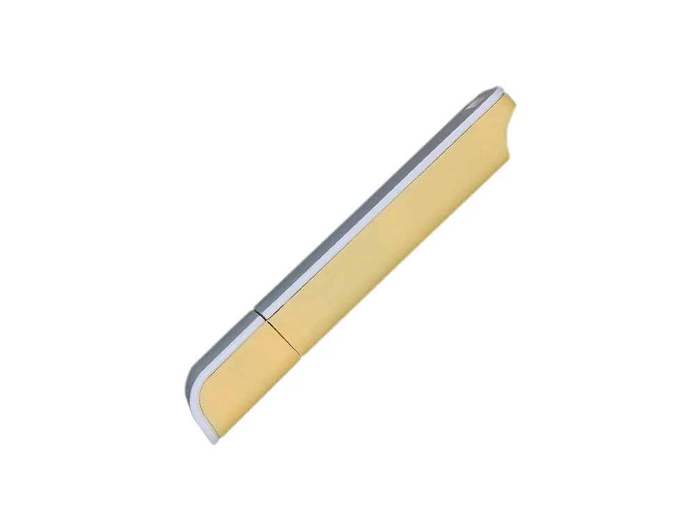 USB 3.0- флешка на 128 Гб с оригинальным двухцветным корпусом желтый/белый 128Gb - фото 4