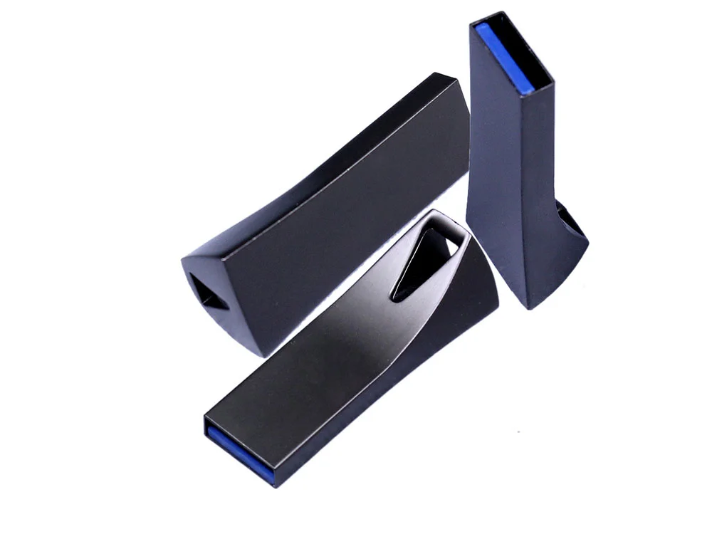 USB 2.0- флешка на 16 Гб компактная с мини чипом и отверстием серебристый 16Gb - фото 5