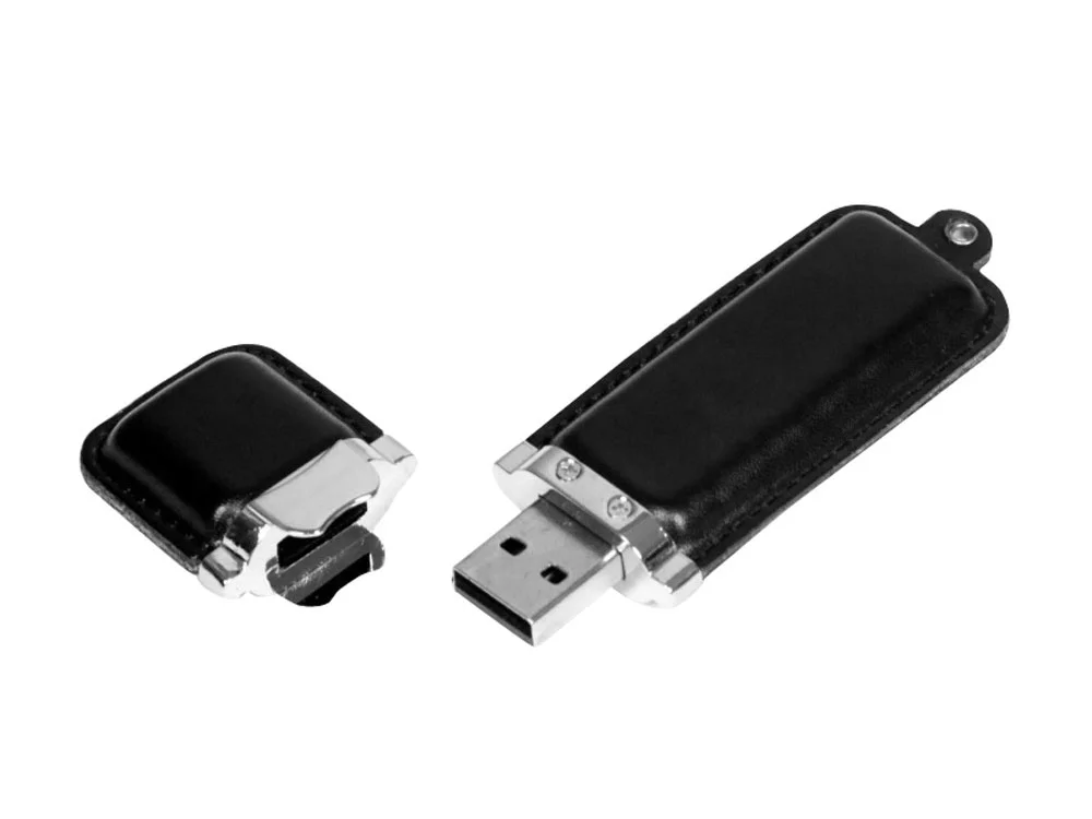 USB 3.0- флешка на 128 Гб классической прямоугольной формы черный/серебристый 128Gb - фото 2
