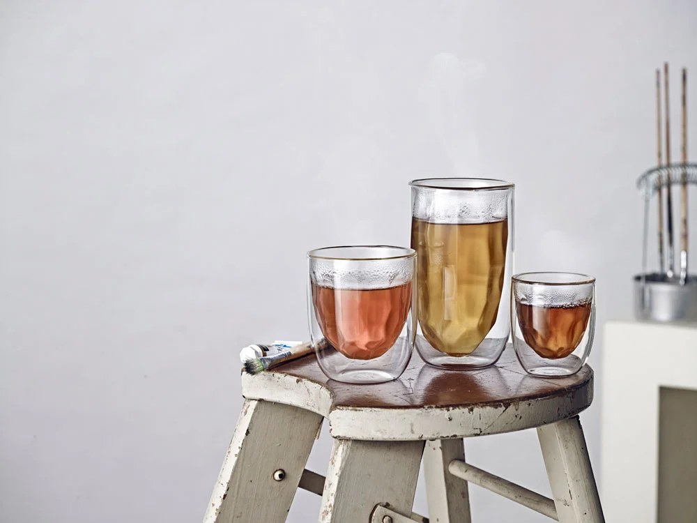 Набор стаканов Elements Metal 275мл прозрачный 75 мл 2 х 75 - фото 3