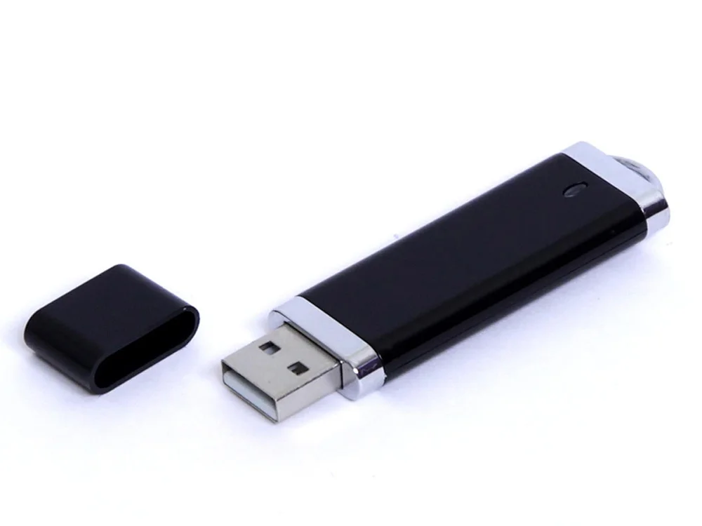 USB 3.0- флешка промо на 128 Гб прямоугольной классической формы черный 128Gb - фото 1