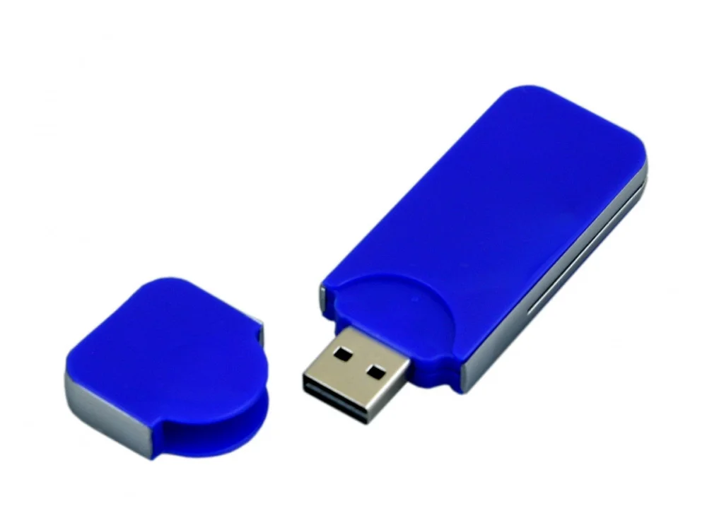 USB 2.0- флешка на 16 Гб в стиле I-phone синий 16Gb - фото 2