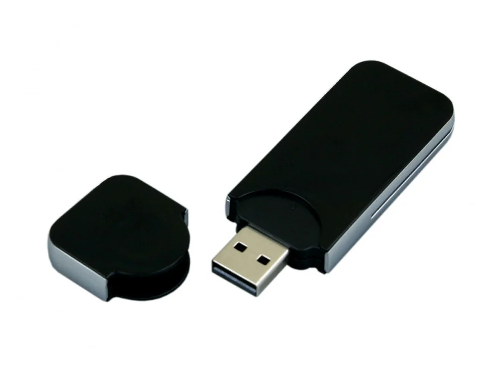 USB 2.0- флешка на 64 Гб в стиле I-phone черный 64Gb - фото 2
