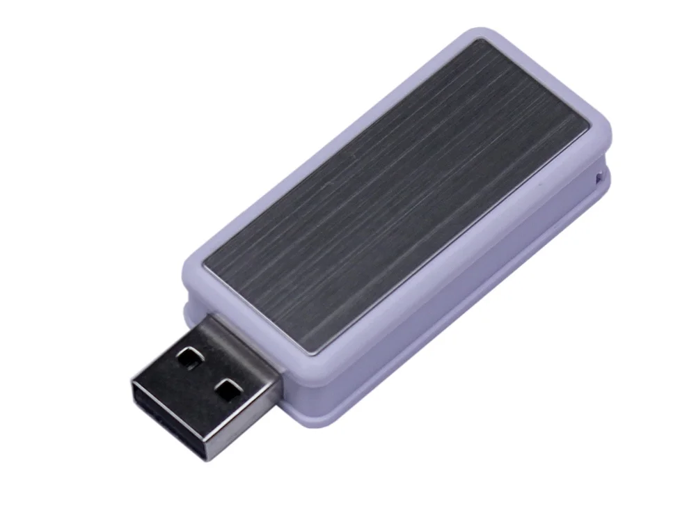 USB 3.0- флешка промо прямоугольной формы выдвижной механизм - фото 3