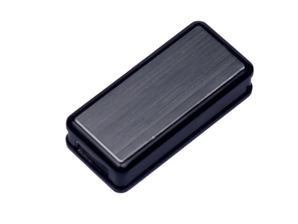 USB 3.0- флешка промо на 64 Гб прямоугольной формы выдвижной механизм черный 64Gb - фото 2