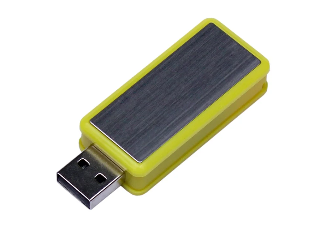USB 3.0- флешка промо прямоугольной формы выдвижной механизм - фото 5