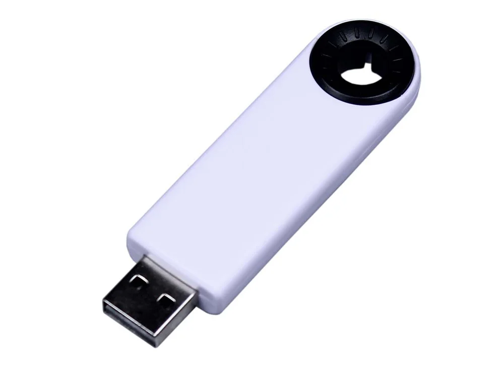 USB 3.0- флешка промо прямоугольной формы выдвижной механизм - фото 1