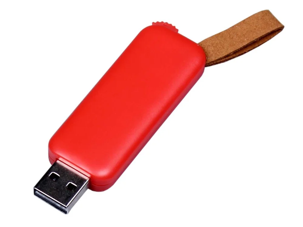USB 2.0- флешка промо прямоугольной формы выдвижной механизм - фото 7
