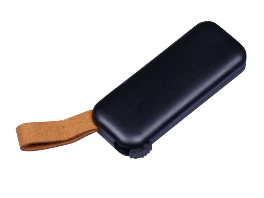 USB 3.0- флешка промо на 64 Гб прямоугольной формы выдвижной механизм черный 64Gb - фото 2