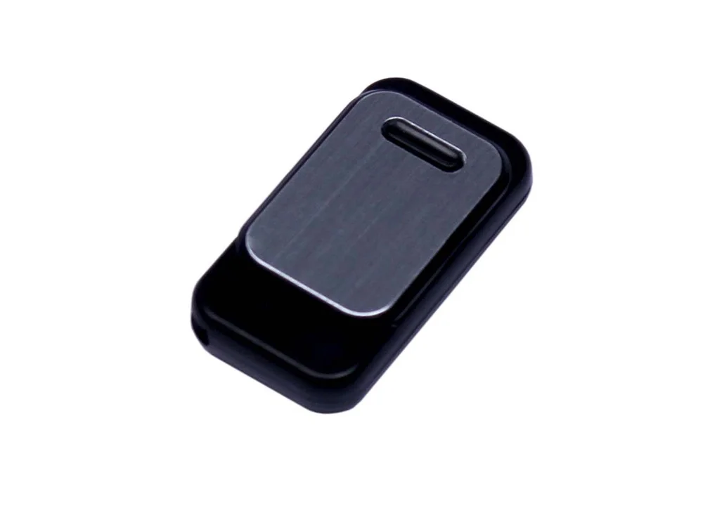 USB 2.0- флешка промо на 32 Гб прямоугольной формы выдвижной механизм черный 32Gb - фото 2