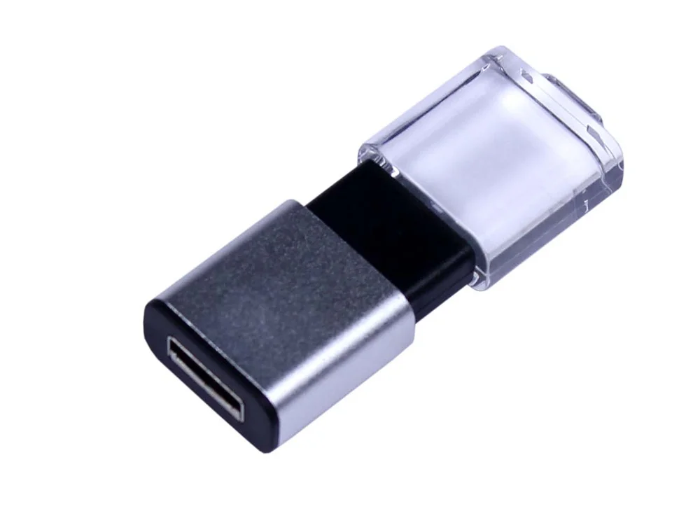 USB 2.0- флешка промо на 32 Гб прямоугольной формы выдвижной механизм черный 32Gb - фото 2