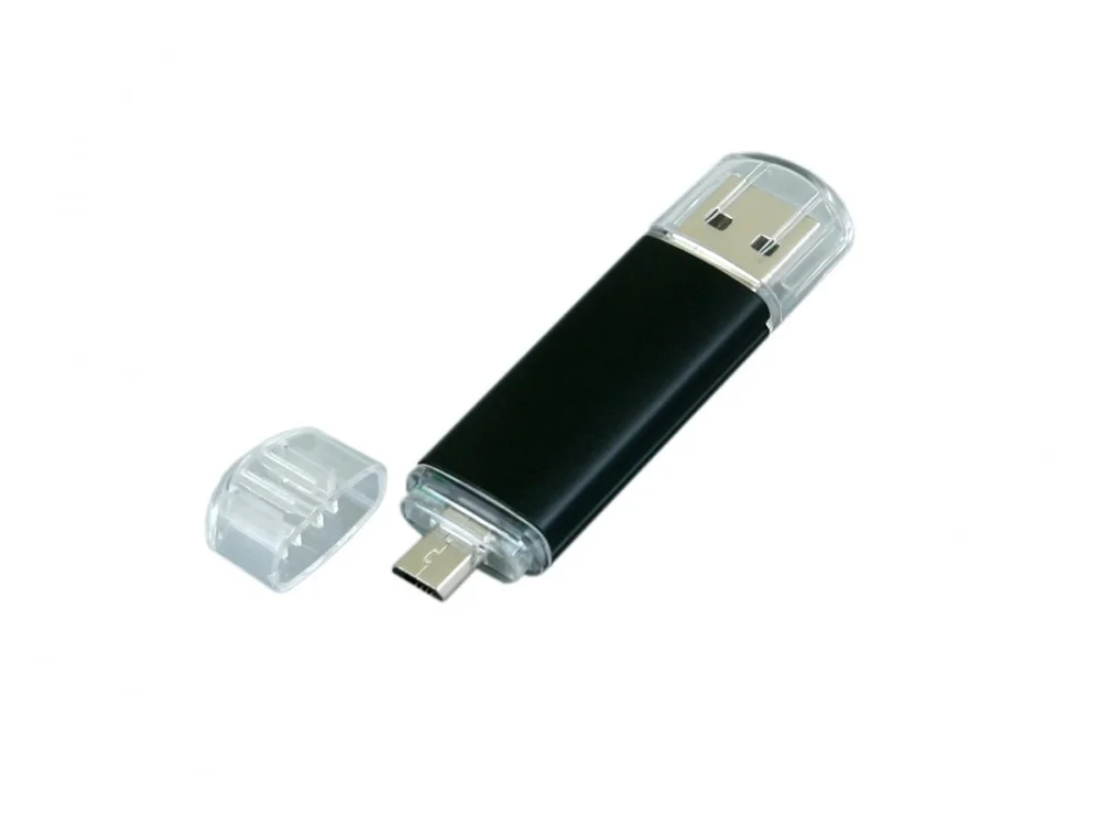 USB 2.0/micro USB- флешка на 64 Гб черный 64Gb - фото 2