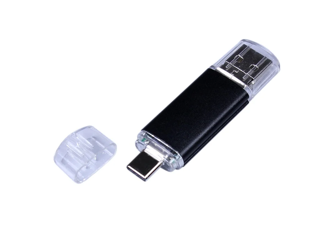 USB 3.0/micro USB/Type-C- флешка на 32 Гб черный 32Gb - фото 4