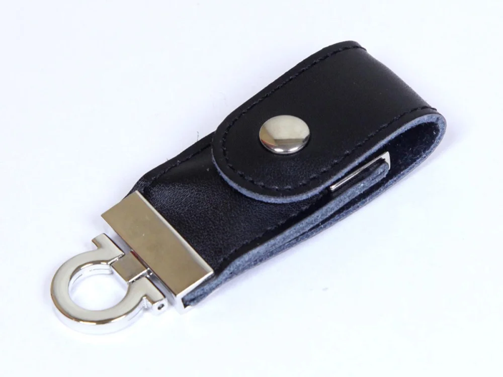 USB 2.0- флешка на 8 Гб в виде брелока черный 8Gb - фото 2