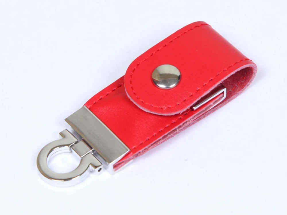USB 2.0- флешка на 8 Гб в виде брелока красный 8Gb - фото 2