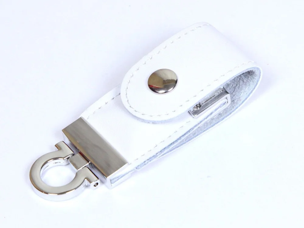 USB 2.0- флешка на 16 Гб в виде брелока белый 16Gb - фото 2
