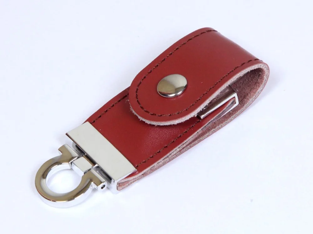 USB 2.0- флешка на 16 Гб в виде брелока коричневый 16Gb - фото 2
