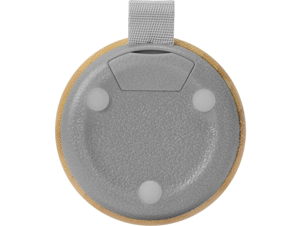 Портативная колонка из бамбука Bongo натуральный/серый - фото 8