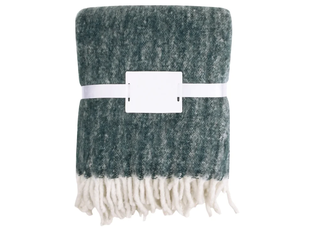 Плед «Warmy» с шерстью, темно-синий - фото 4