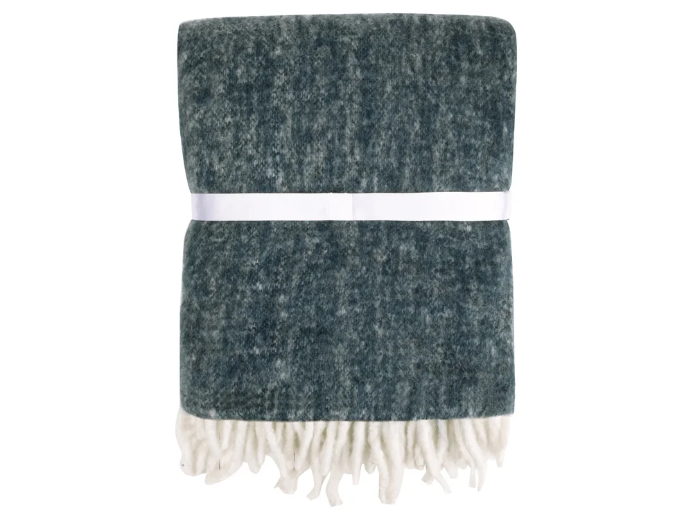 Плед «Warmy» с шерстью, темно-синий - фото 5