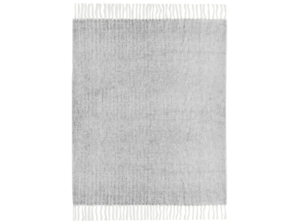 Плед Warmy с шерстью светло-серый - фото 6