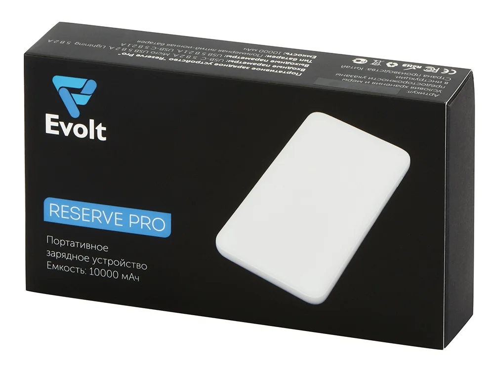 Внешний аккумулятор Reserve Pro 10 000 mAh черный - фото 9