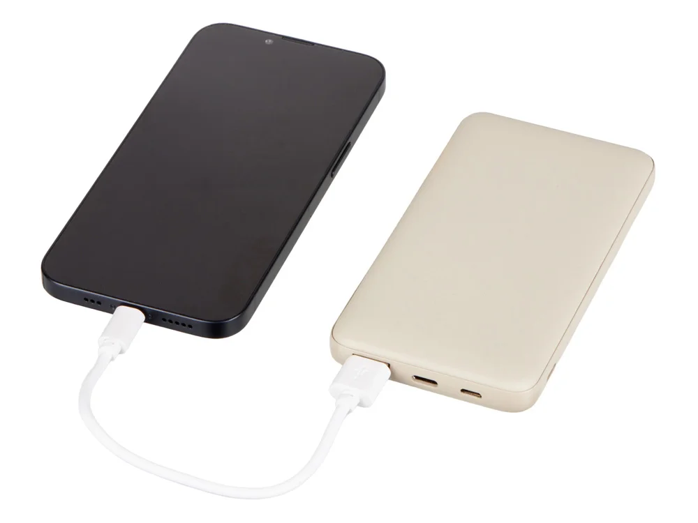 Внешний аккумулятор Reserve Pro 10 000 mAh бежевый - фото 2