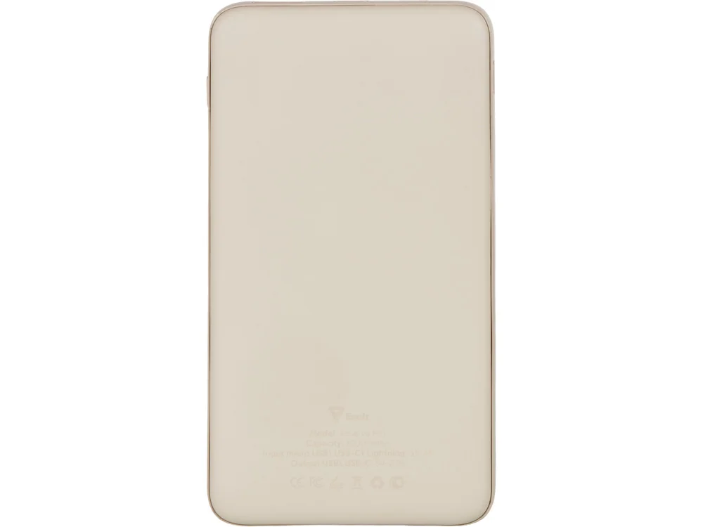 Внешний аккумулятор Reserve Pro 10 000 mAh бежевый - фото 4