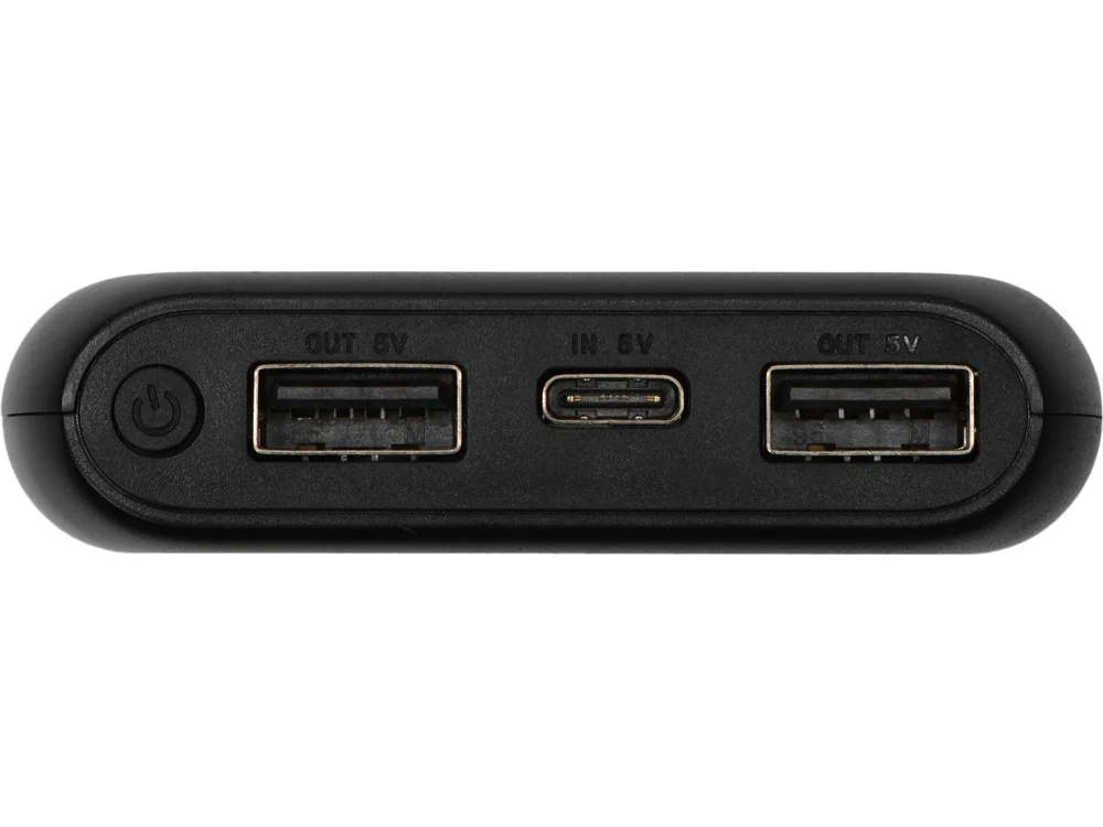 Беспроводное портативное зарядное устройство с зарядной станцией «UnIQ», 10000 mAh, черный - фото 15