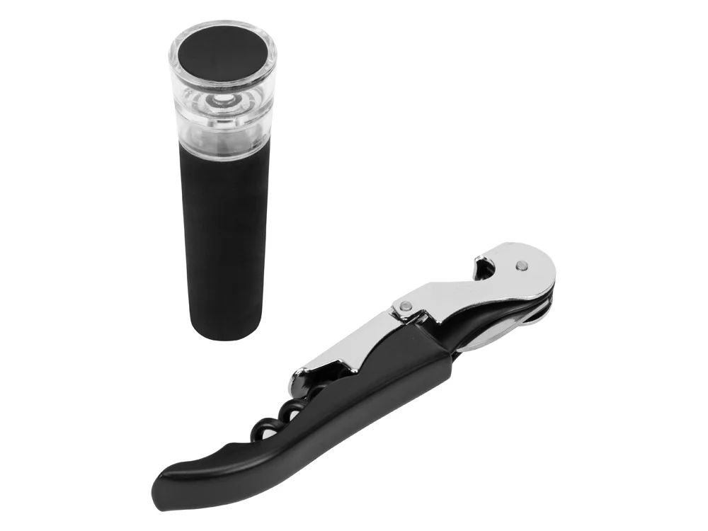 Набор аксессуаров для вина «Malbec», черный - фото 2