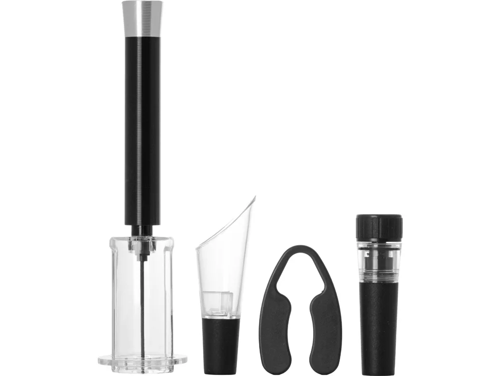 Набор аксессуаров для вина Pinot Grigio черный/серебристый - фото 3