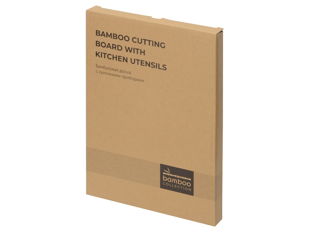 Разделочная доска с приборами «Cooking House», натуральный - фото 5