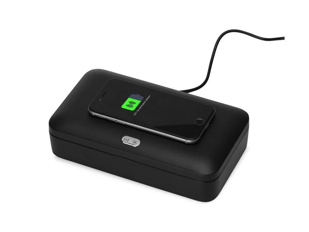 УФ-стерилизатор c функцией беспроводной зарядки Sector черный - фото 2