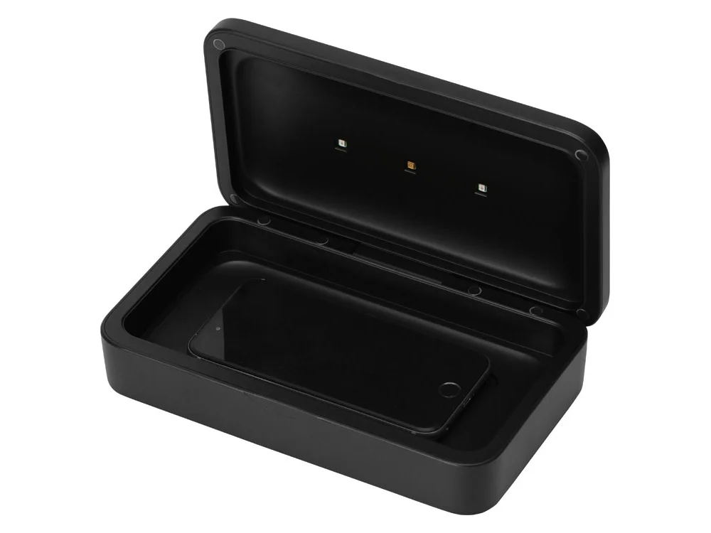 УФ-стерилизатор c функцией беспроводной зарядки Sector черный - фото 3