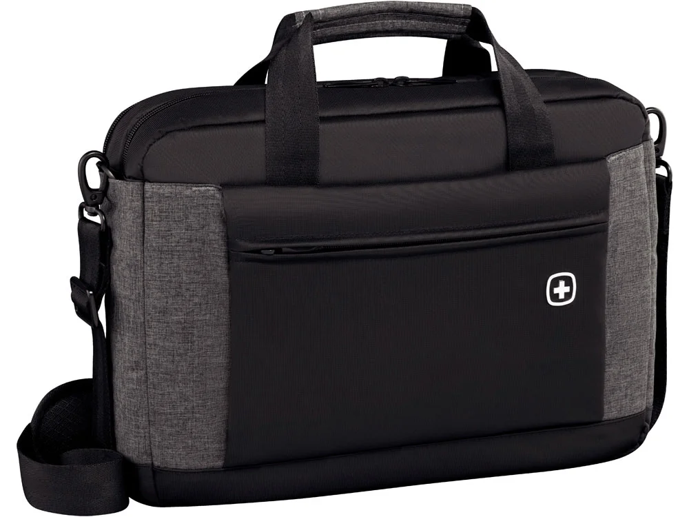 Портфель Underground для ноутбука 16 черный/серый - фото 4