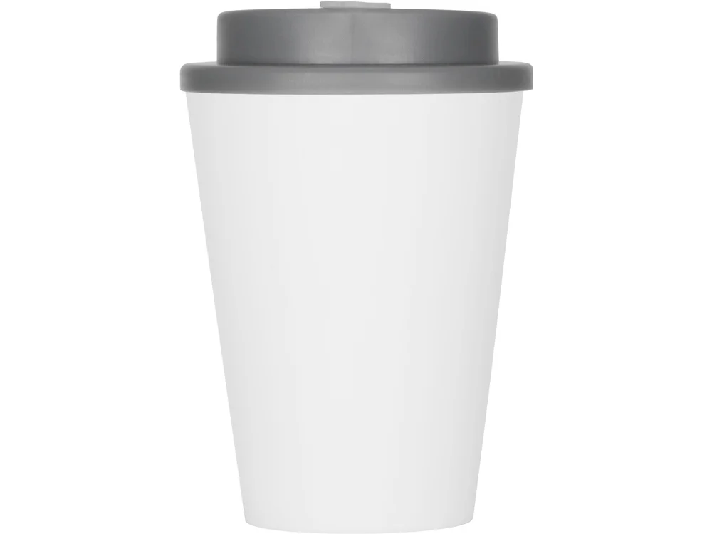 Пластиковый стакан с двойными стенками Take away белый/серый 350 мл - фото 4