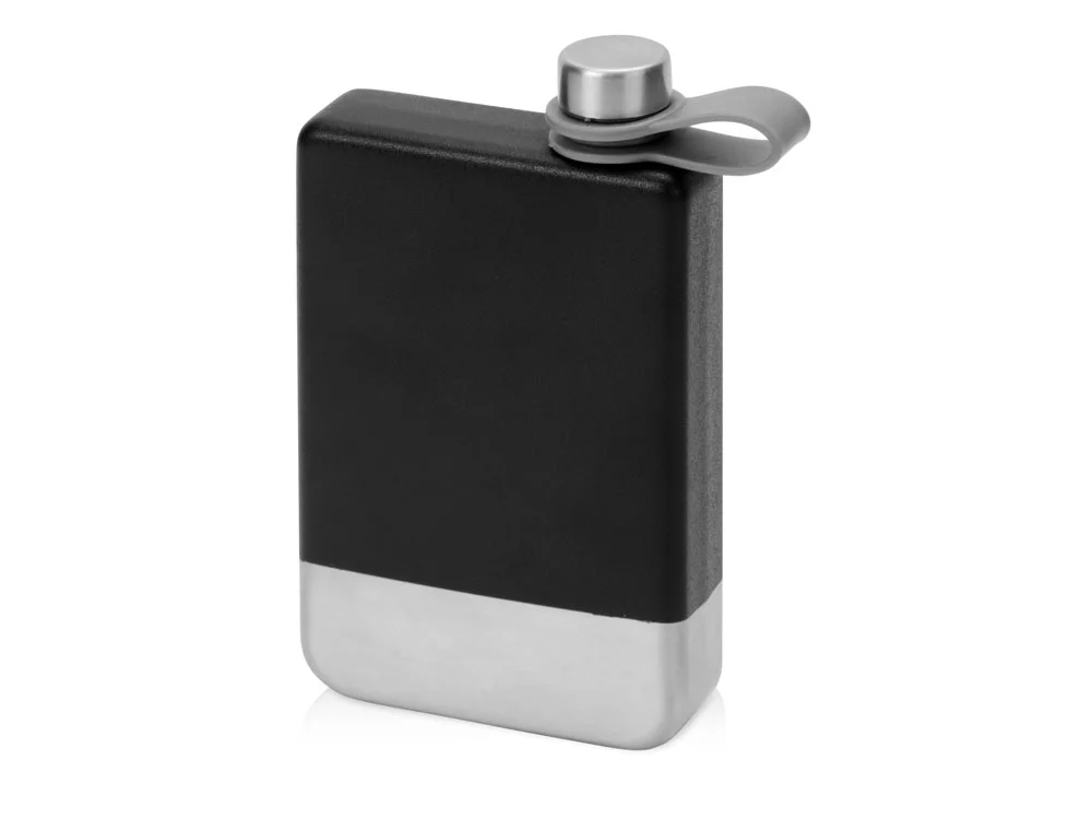 Фляжка с матовым покрытием Patagonia черный/серебристый 250 мл - фото 2