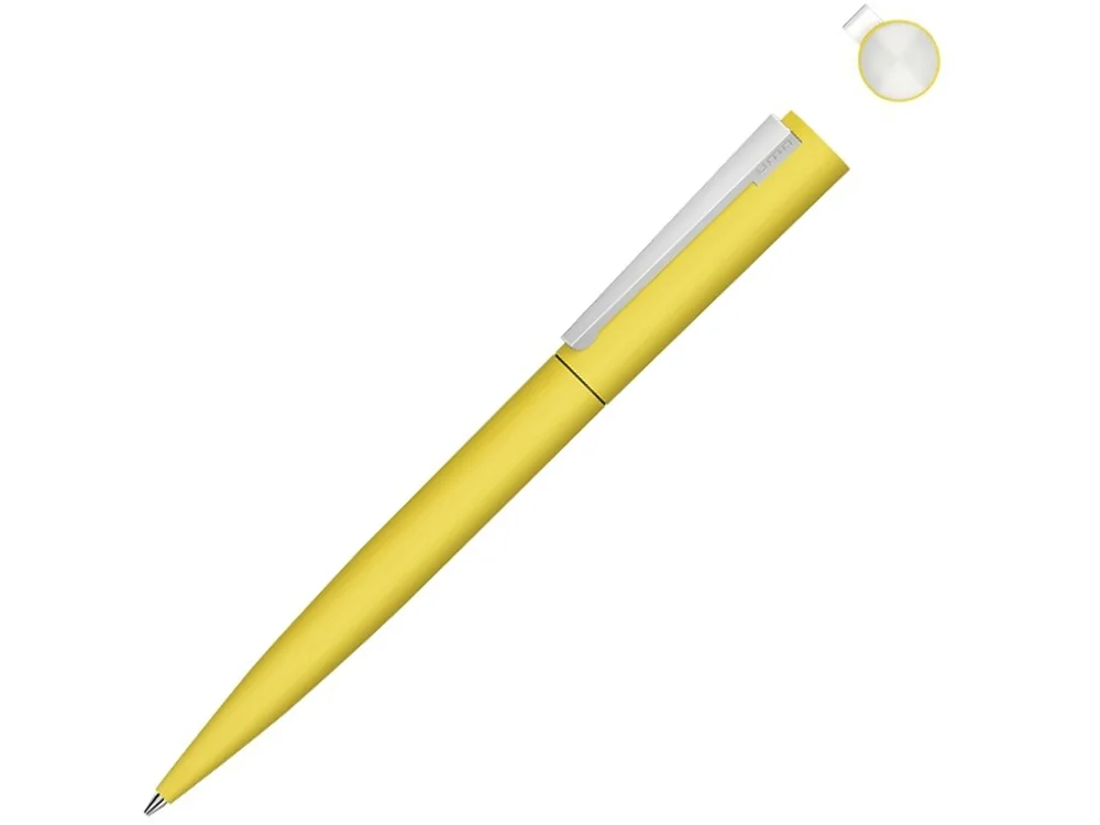 Ручка шариковая металлическая Brush Gum soft-touch - фото 13