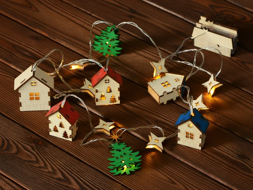 Елочная гирлянда с лампочками «Новогодняя», разноцветный - фото 2