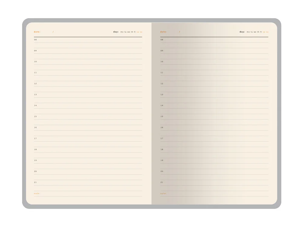 Ежедневник недатированный А5 Boston черный с желтым обрезом - фото 6